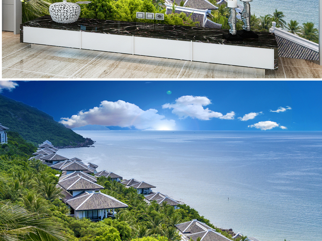 越南海岸别墅南海高清告语龙盘湖广别墅图片