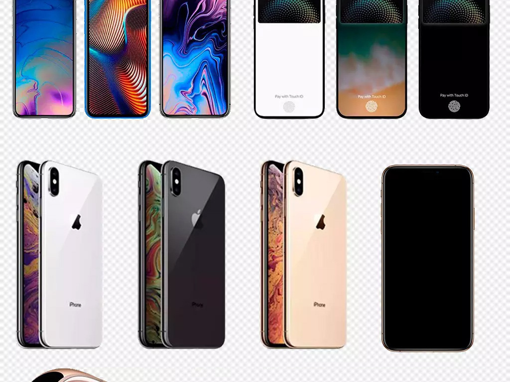 18年新款iphone苹果xs苹果xr免扣png素材