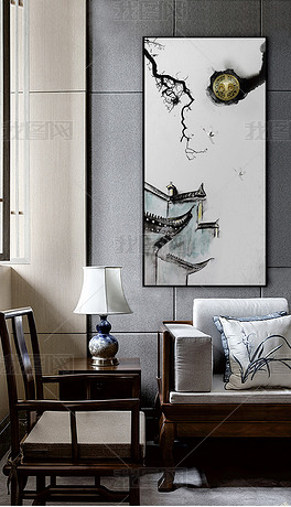 装饰画挂墙玄关金色 center