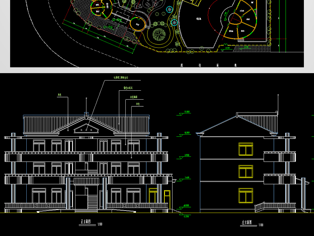 幼儿园CAD建筑设计图