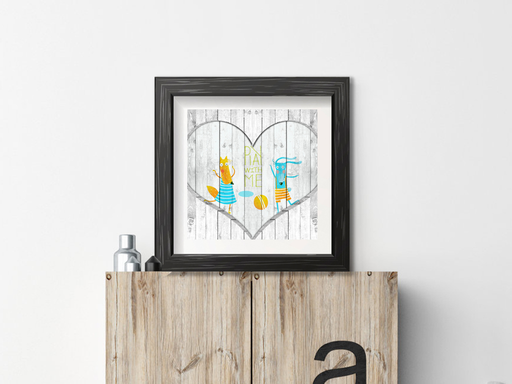 卡通跟我一起来玩