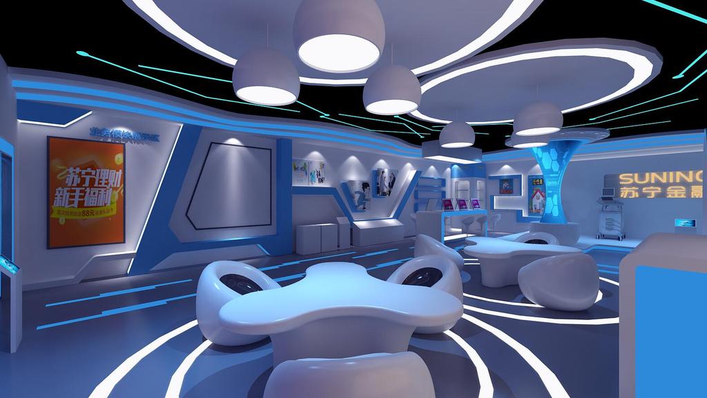 时尚电器展厅3DMAX模型高清效果图