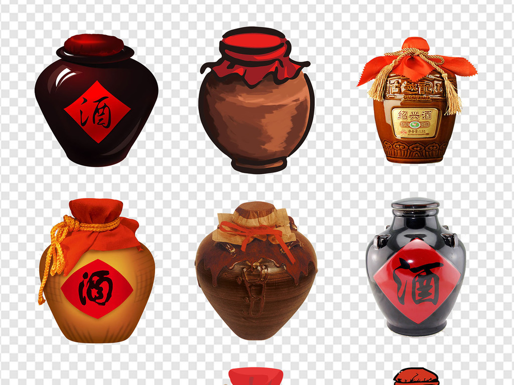 高粱酒粮食酒白酒促销酒远山海报PNG素材