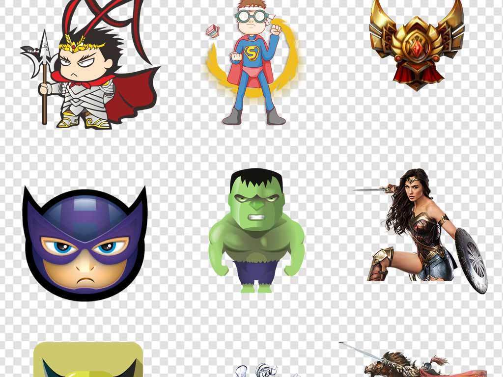 英雄人物招聘素材卡通动漫漫威英雄联盟背景