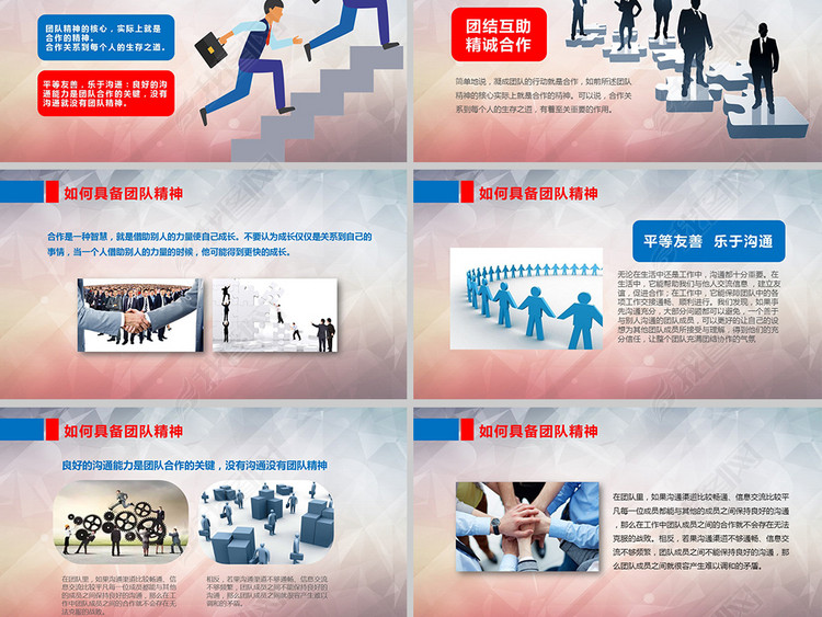 公司员工管理团队精神合作共赢培训PPT
