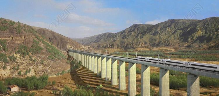中国高铁和谐号火车动车铁路铁道高清三维视频