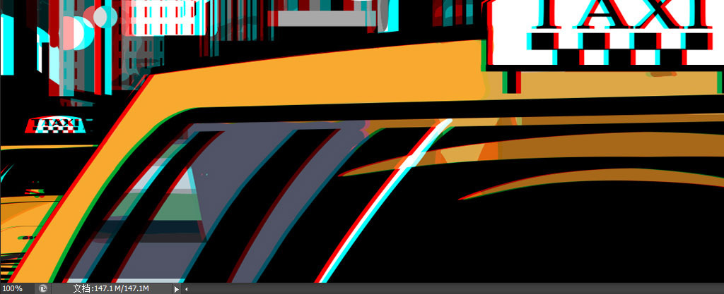 抖音城市抖音效果酒吧壁画KTV背景墙墙纸