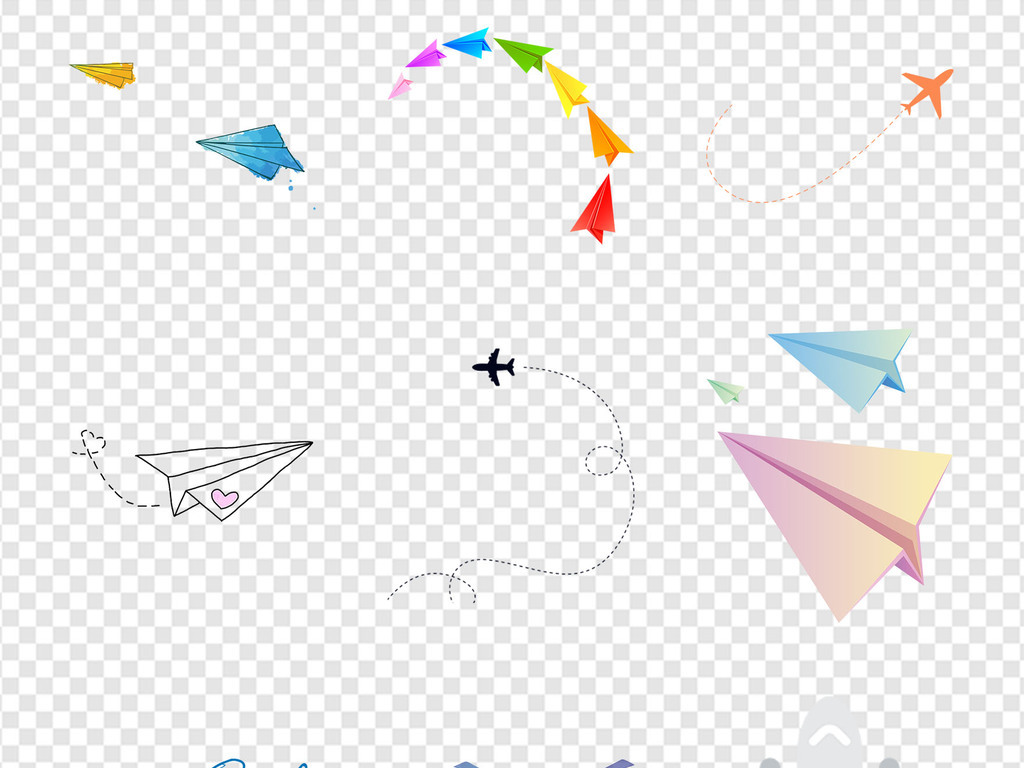 儿童绘画卡通飞机起飞航行旅行旅游海报素材