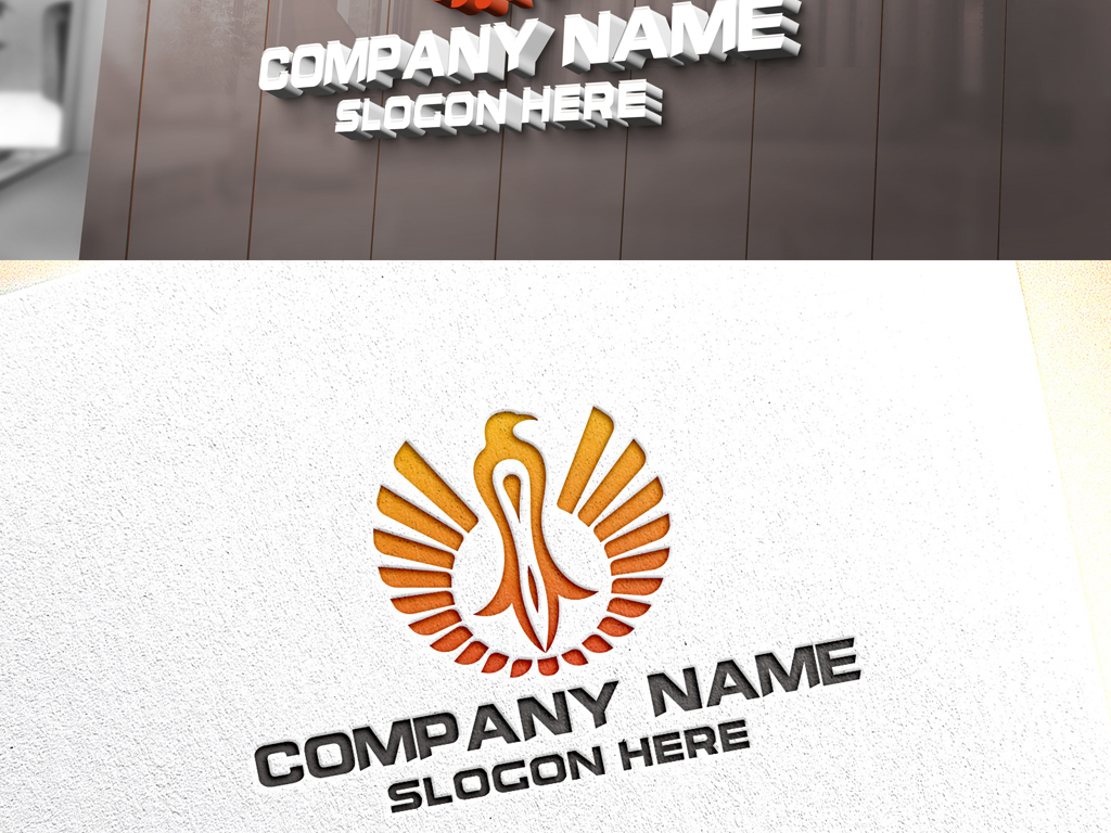 原创凤凰涅盘logo设计凤凰标志设计版权可商用