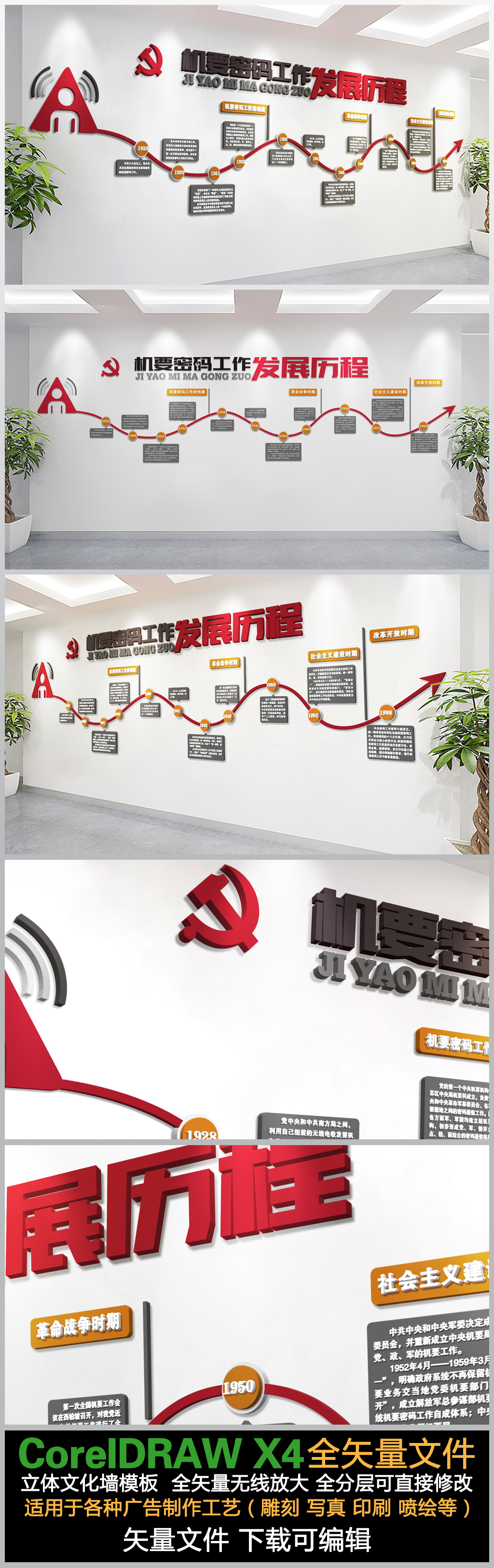 立体机要密码发展历程文化墙发展大事纪时间轴企业发展历程箭头时间轴