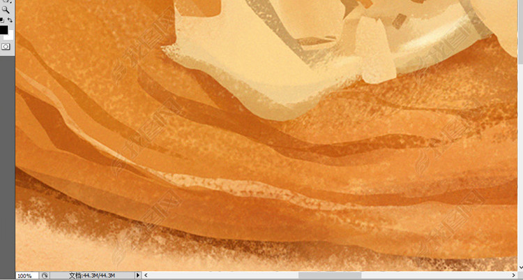 北欧简约抽象卡通手绘花生坚果碎面包蛋糕餐厅