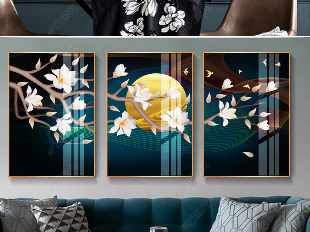 装饰画简单方便安装 jpg