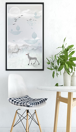 装饰画简约现代 264x458a0a0