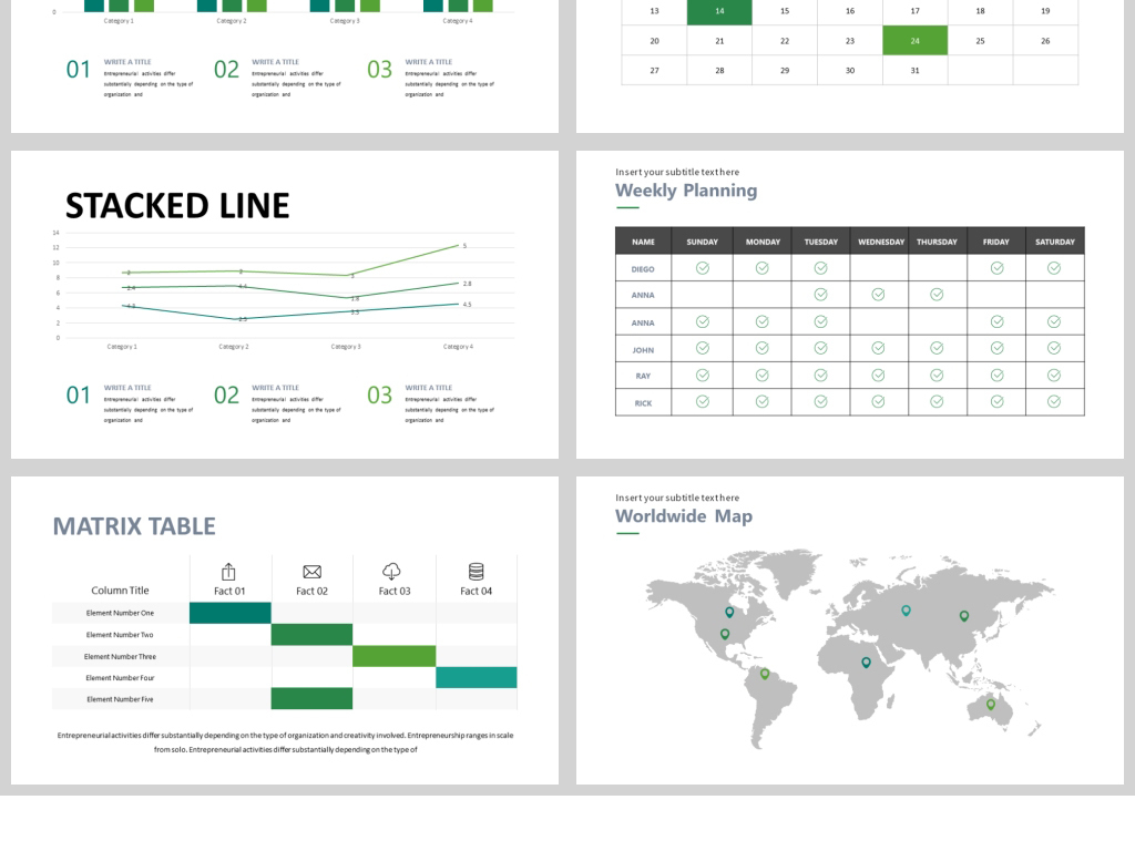 环保组织营销活动策划书方案商务PPT模板
