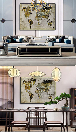 装饰画客厅现代简约轻奢玄关 264x460a0a0