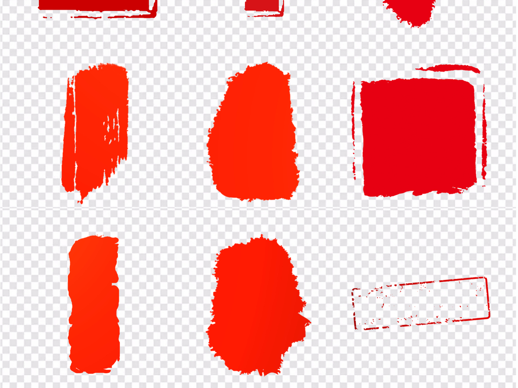 企业公司公章印章合同章高仿印章PSD模板