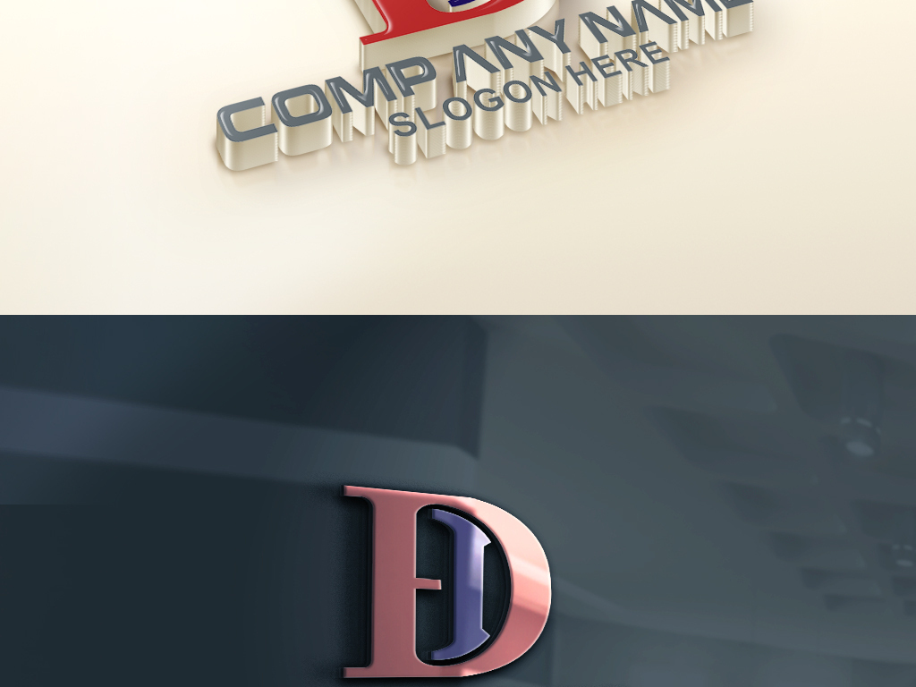 hd字母组合logo设计