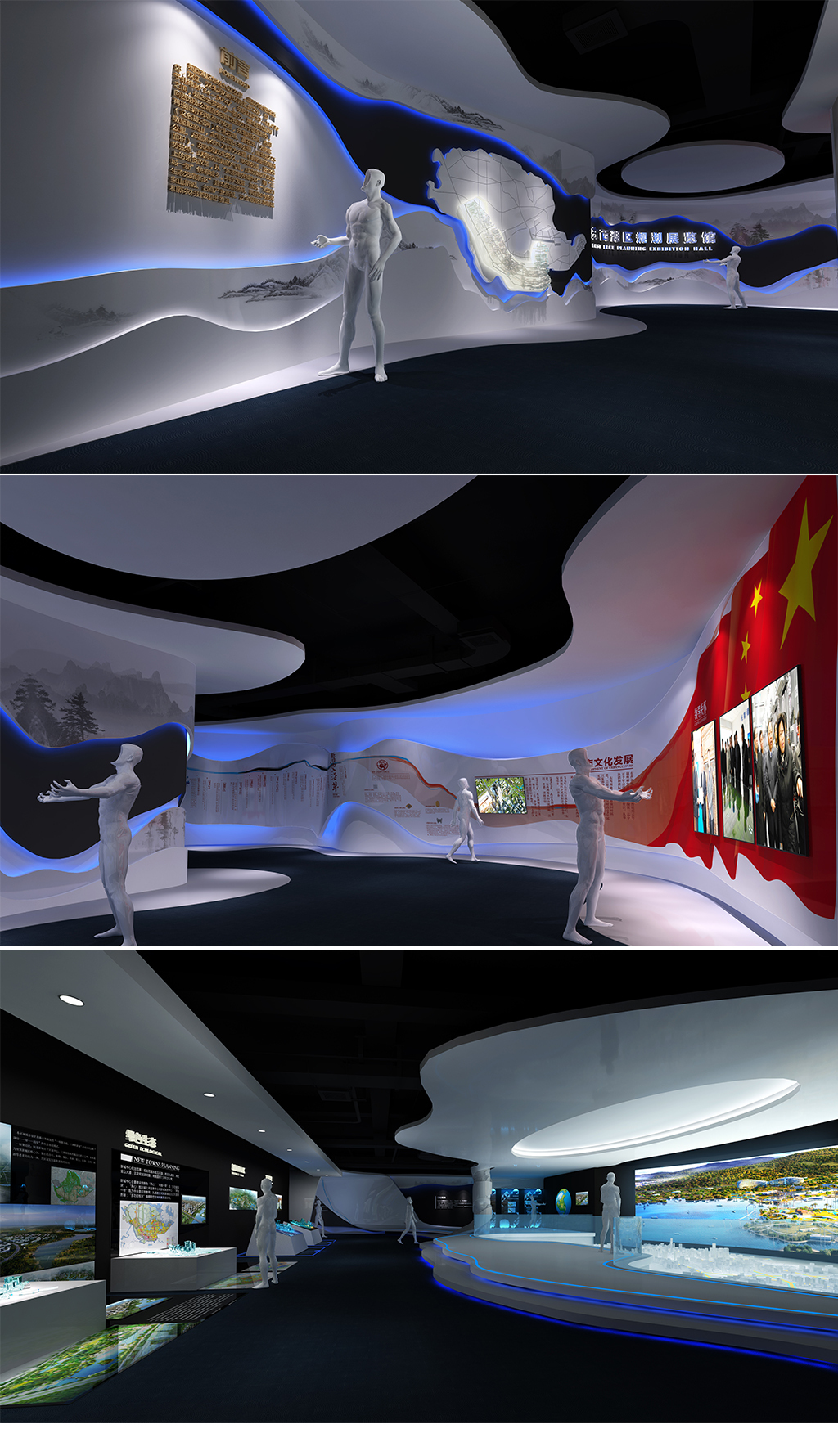 原创城市规划馆3D模型-版权可商用