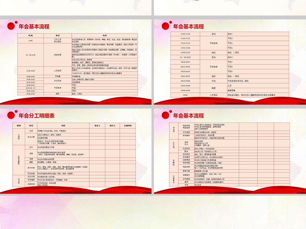 企业公司年会活动营销策划方案计划书PPT