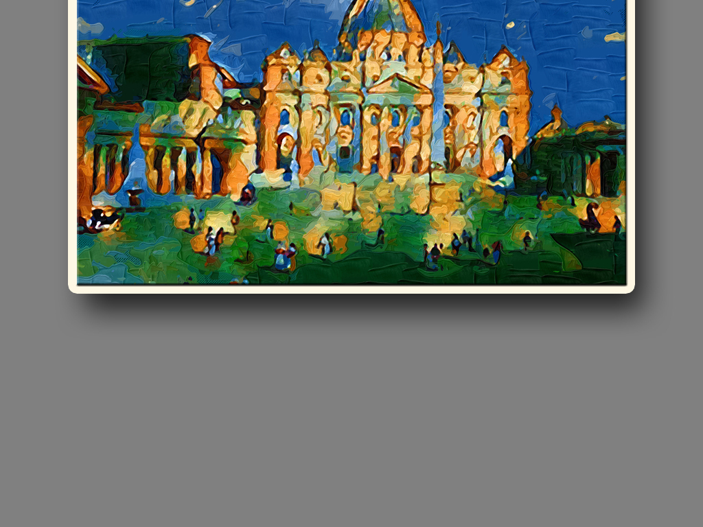 装饰画 美式装饰画 油画装饰画 > 欧式古堡装饰画  素材图片参数