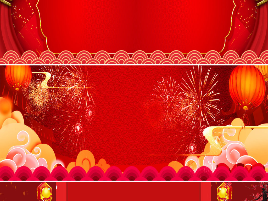 2019喜庆中国年春节banner背景