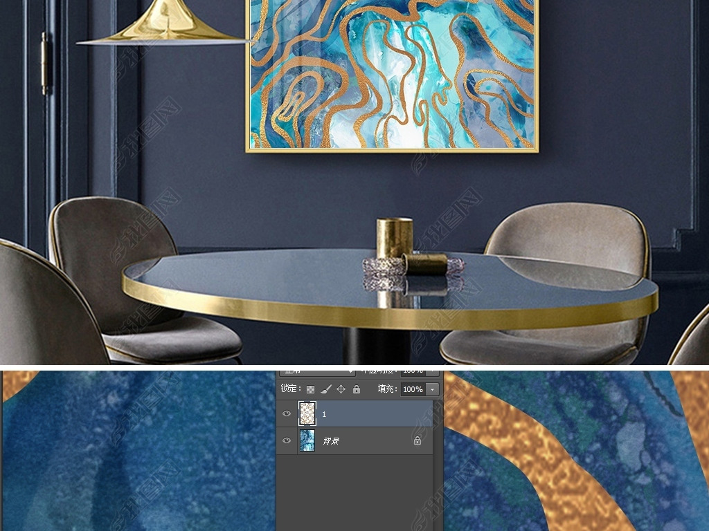 入户玄关墙装饰画轻奢 jpg