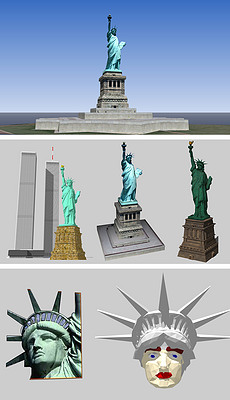 自由女神像火炬内部 230x400a0a0