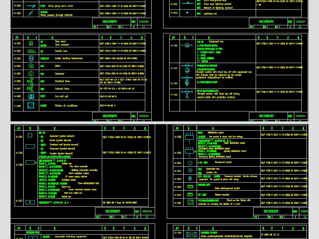 原创cad国标图形符号设计图例装修图库版权可商用
