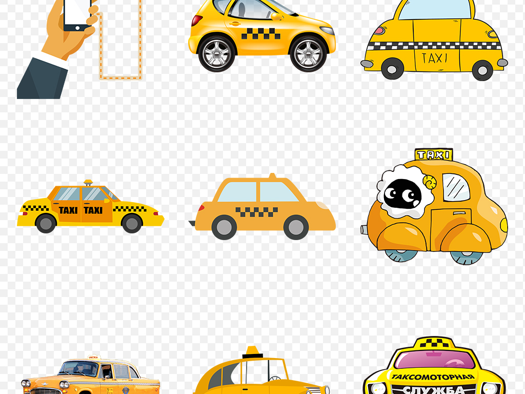 我图网提供独家原创出租车打的叫车打车