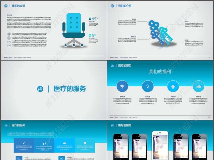 医学市场分析前景总结汇报PPT模板