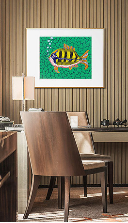 装饰画挂墙现代简约黑白灰 264x460a0a0