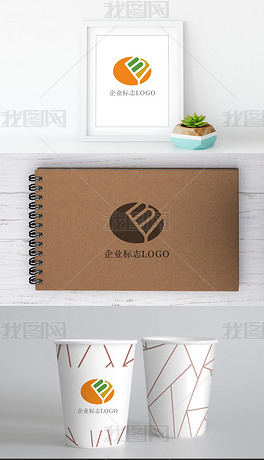 原创创意英文字母by企业标志logo设计模板版权可商用