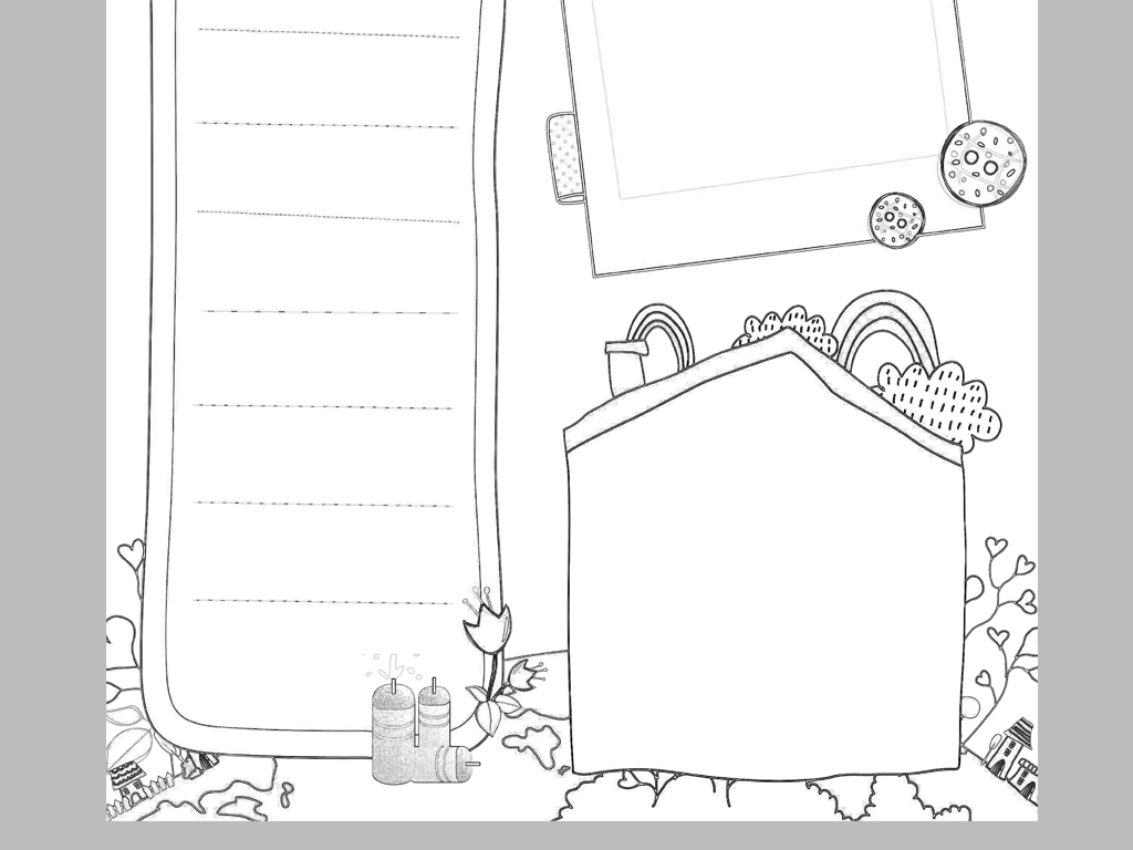 word竖版禁止燃放烟花爆竹小报保护环境手抄