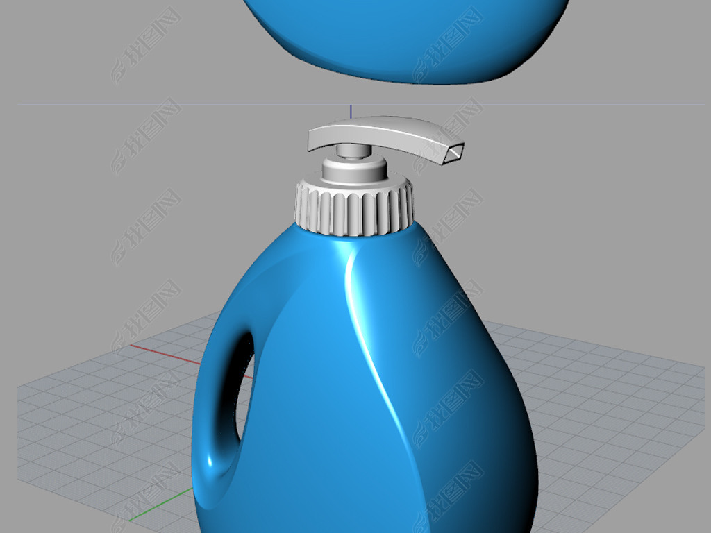 瓶子做的航天模型 jpg