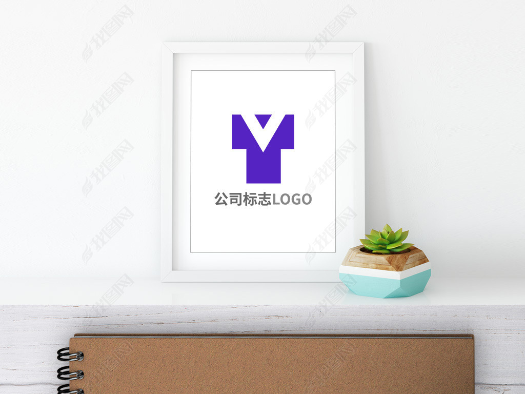 原创时尚创意字母tv企业标志logo模板版权可商用