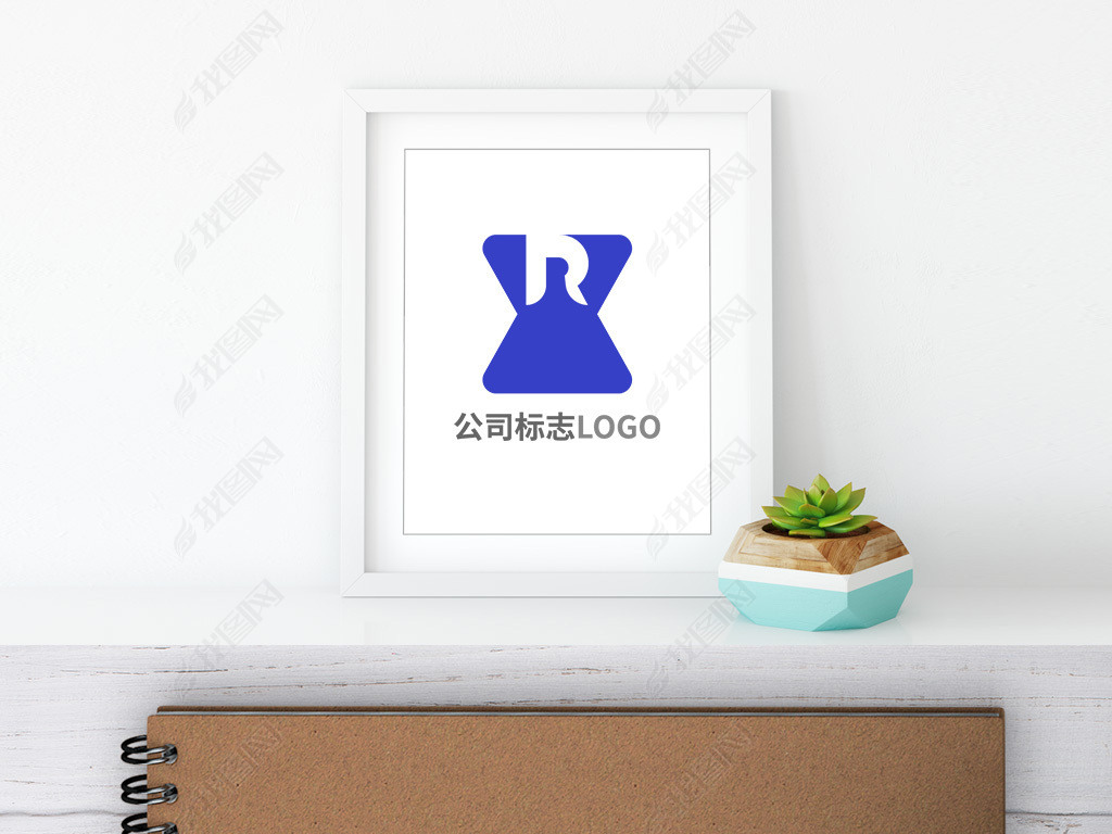 时尚创意字母xr企业标志logo模板