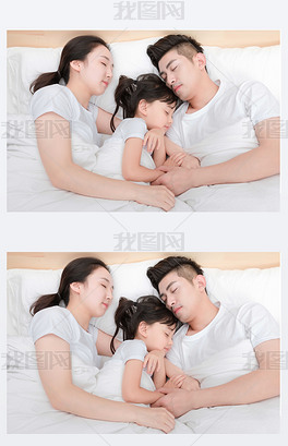 夫妻温馨的家庭画面 center