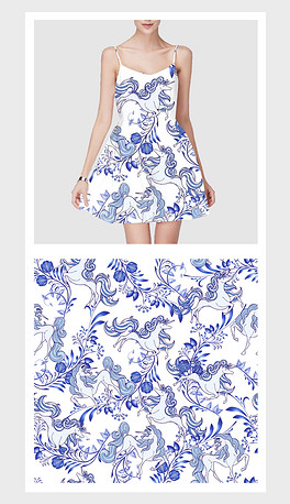 青花瓷风衣服_青花瓷衣服