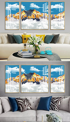 装饰画客厅摆件现代轻奢 230x400a0a0