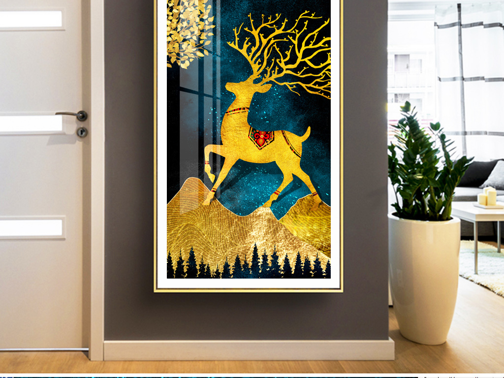 入户玄关画装饰画轻奢高级感 20458918-a5b28b6d867f6f41e3236a43c4ffd7db-5.jpg