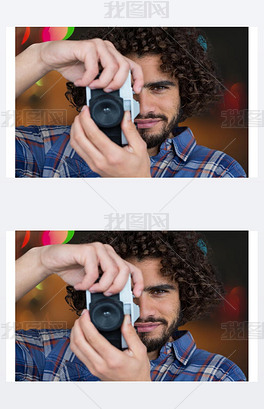 拍照怎么把背景模糊 center