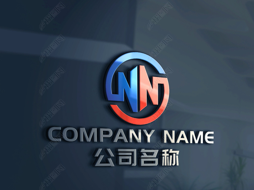 原创n字母标志简约大气创意原创logo设计版权可商用