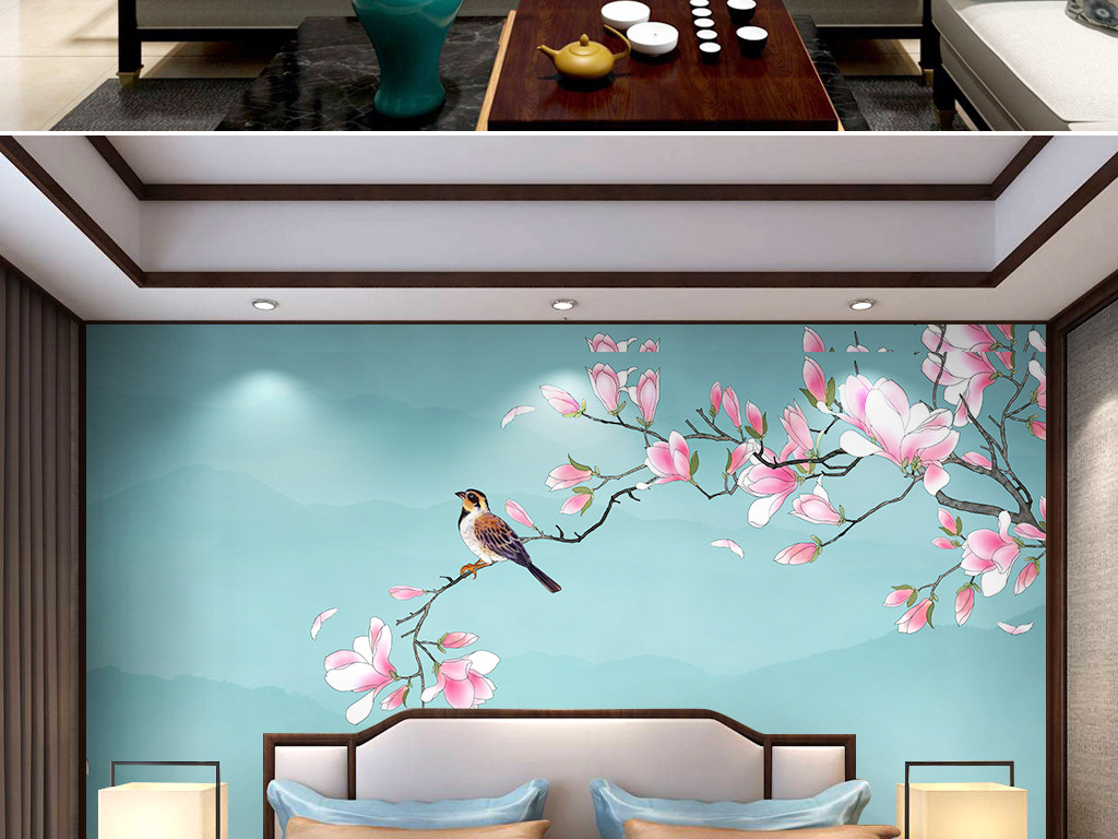 装饰画挂墙效果图 jpg