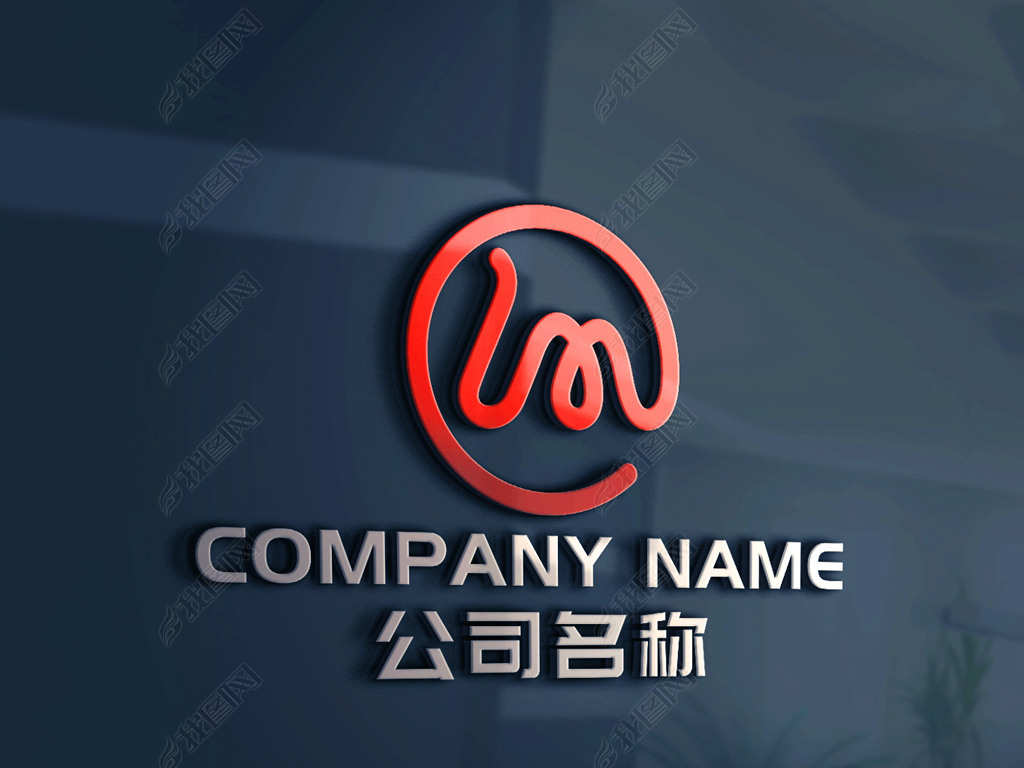 原创lm字母标志原创大气简约lm字母logo-版权可商用