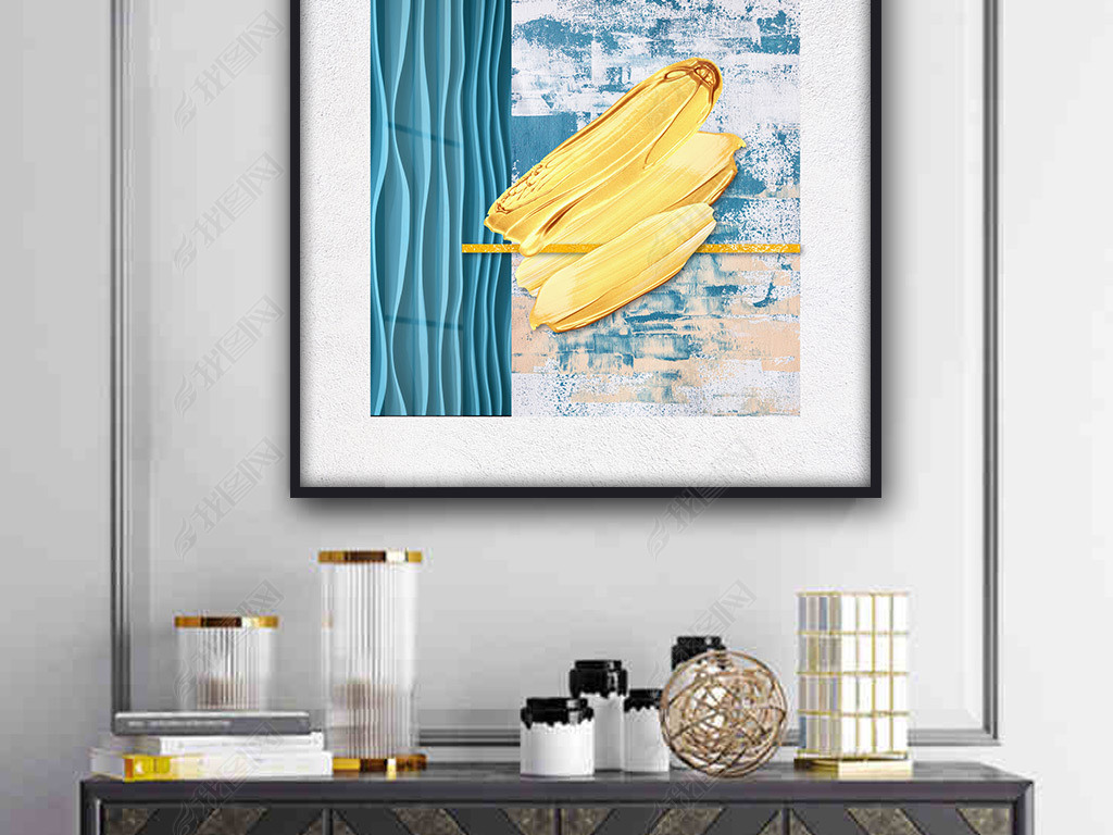 装饰画怎么摆放更有艺术感 jpg