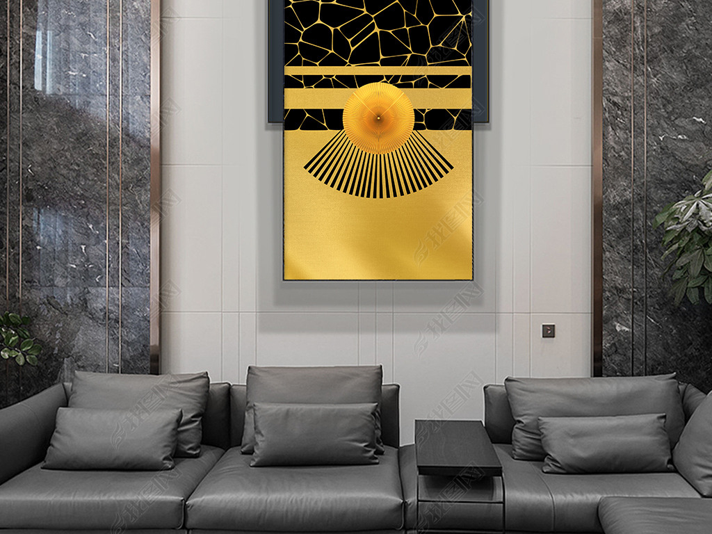 入户玄关画高级简约 jpg