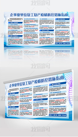 疫情防控举措复工复产宣传 center
