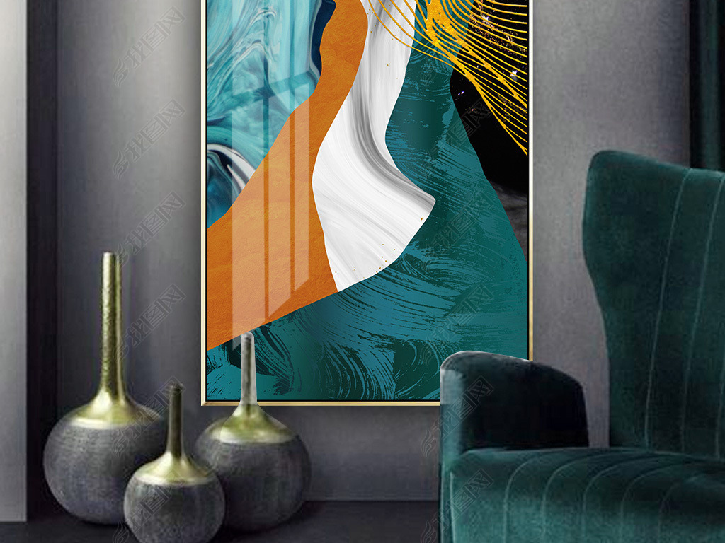 装饰画挂墙竖款 jpg