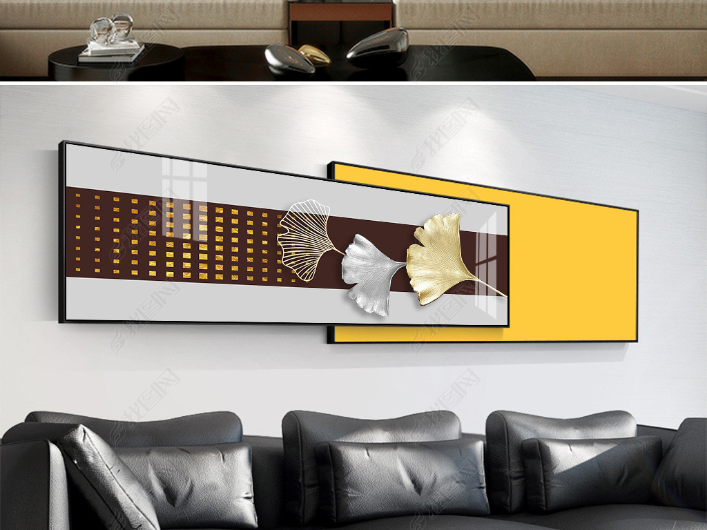 装饰画客厅轻奢高级创意 jpg