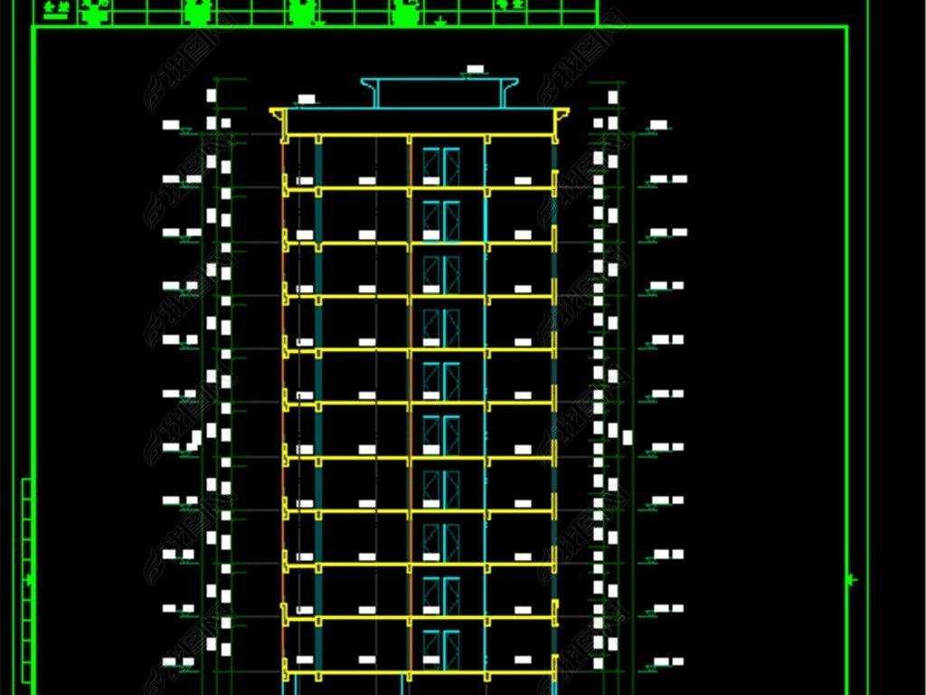 ȫ11סլײܿղƽCADͼ